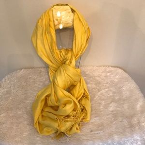 Yellow scarf/wrap